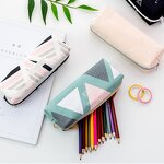 Canvas Pencil Case Factory - Creative Double Pouches Multifunctional