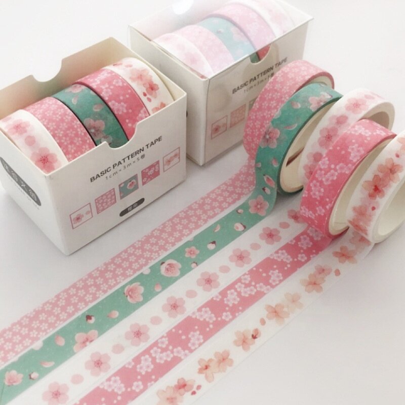 Washi Tape Set Factory - Creative Korean Decoration 8 Rolls