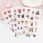 Paper Sticker Manufacturer - Cute Retro Stamps Series DIY