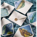 Creative Envelope Factory - Monet and Van Gogh Linen Texture
