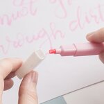 Highlighter Pen Supplier - Custom Double-Head Light-Colored