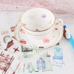 Paper Sticker Manufacturer - Cute Retro Stamps Series DIY