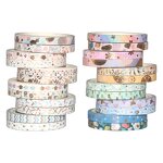 Washi Tape Sticker Factory - Creative New Black Bronzing Starry