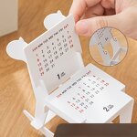 Desk Calendar Supplier - Custom 2025 Cartoon Trojan Horse DIY