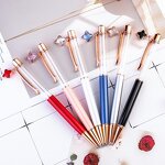 Metal Ballpoint Pen Supplier - New Flora Crystal DIY Custom