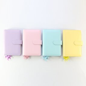 Leather Binder Manufacturer - Kawaii Korea 6 Rings A6