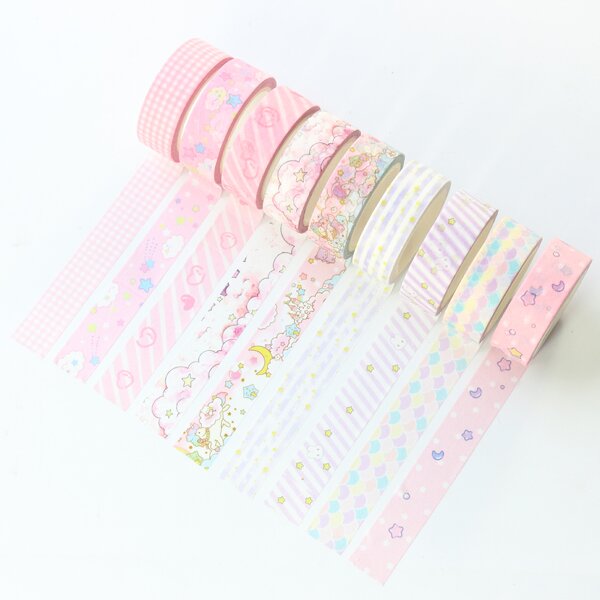 Japanese Washi Tape Manufacturer - Mini Gold Foil 3mm 24pcs