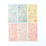 3D PVC Sticker Supplier - Creative Glitter School Girl Kids