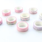 Japanese Washi Tape Manufacturer - Mini Gold Foil 3mm 24pcs