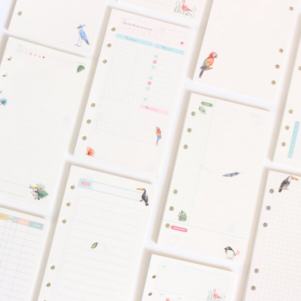 Index Divider Supplier - Domikee Cute Creative Gold Foil A6