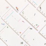 Index Divider Supplier - Domikee Cute Creative Gold Foil A6