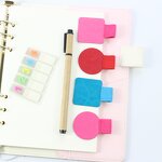 Leather Pen Holder Supplier - Rainbow Color Office School 2pcs