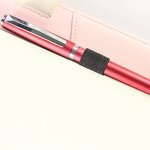 Leather Pen Holder Supplier - Rainbow Color Office School 2pcs