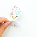 Decorative Paper Sticker Factory - New Candy Kawaii School Gold