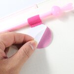 Leather Pen Holder Supplier - Rainbow Color Office School 2pcs