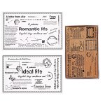 Wooden Stamp Supplier - Decorative Rubber Plants Flowers