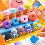 Mermaid Eraser Factory - Creative Cartoon Cute Shape Set