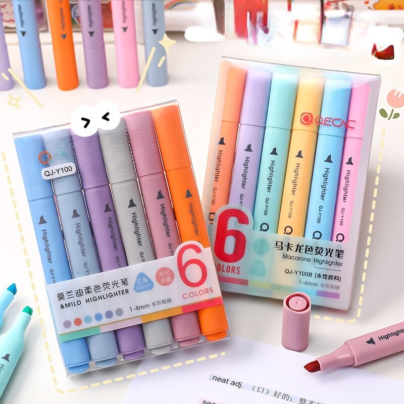 Highlighter Pen Manufacturer - Custom Macaron Triangle Rod