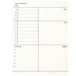 Desk Agenda Supplier - Cute Flower Student Undated Weekly