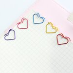Paper Clip Bookmark Factory - Creative Cute pink Diamond PET