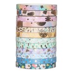 Washi Tape Sticker Factory - Creative New Black Bronzing Starry