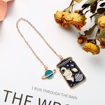 Metal Bookmark Supplier - Retro Owl Twelve constellation Gemstone