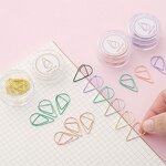 Paper Clips Set Supplier - Creative Colorful Cute 50pcs/box