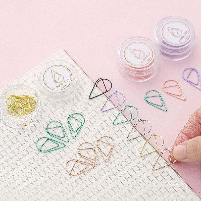 Paper Clips Set Supplier - Creative Colorful Cute 50pcs/box