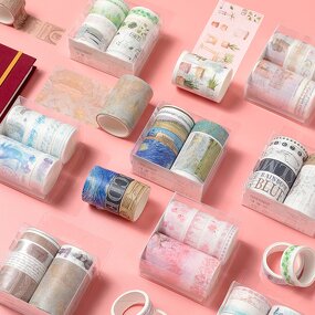 Washi Tapes Set Manufacturer - Kawaii Paper Block 12 Rolls