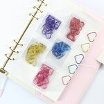 Paper Clip Bookmark Factory - Creative Cute pink Diamond PET