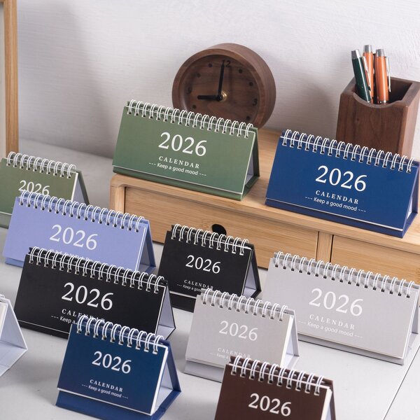 Desk Calendar Supplier - Custom 2026 Mini English Cute Simple
