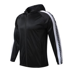 Unisex Hoodies Manufacturer - OEM/ODM Custom Fashion Black Zipper-Up Jacket