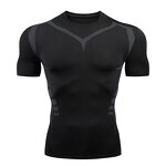 Sports Top Manufacturer - OEM/ODM Custom Men's Elastic Breathable Short-sleeve