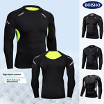 Compression Tops Manufacturer - OEM/ODM Custom Men's High-Elastic Yoga Clothing