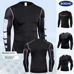 Compression Tops Manufacturer - OEM/ODM Custom Men's High-Elastic Yoga Clothing