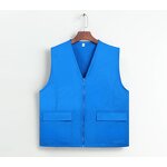 Vest Manufacturer - OEM/ODM Custom Cotton V-neck Volunteer Work Shirt