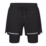 Running Shorts Manufacturer - OEM/ODM Customizable Logo Men's Bilayer Pants
