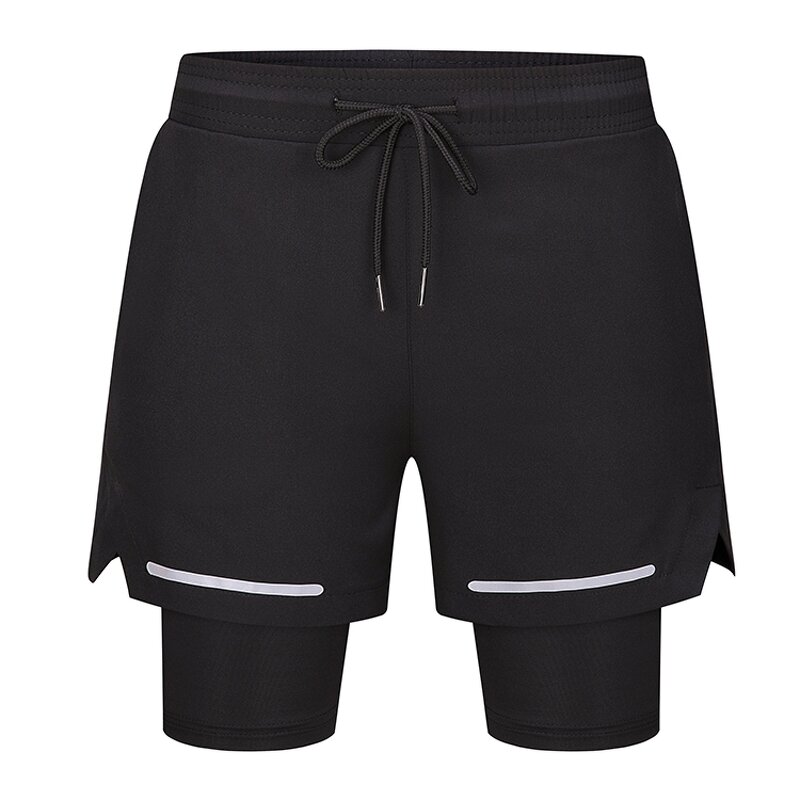 Running Shorts Manufacturer - OEM/ODM Customizable Logo Men's Bilayer Pants