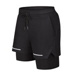 Running Shorts Manufacturer - OEM/ODM Customizable Logo Men's Bilayer Pants