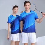 Badminton Jersey Set Manufacturer - OEM/ODM Custom Heat-Transfer Printed Uniform