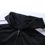 Unisex Hoodies Manufacturer - OEM/ODM Custom Fashion Black Zipper-Up Jacket