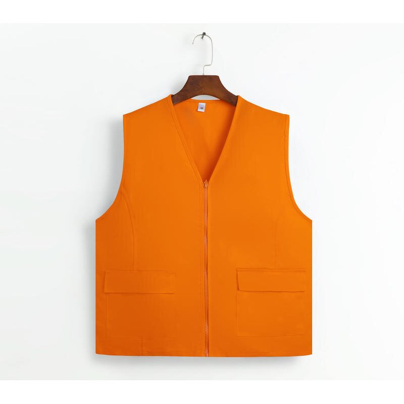 Vest Manufacturer - OEM/ODM Custom Cotton V-neck Volunteer Work Shirt