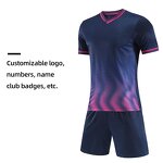 Soccer Jersey Manufacturer - OEM/ODM Custom Team Name Logo Printing V-neck