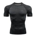 Sports Top Manufacturer - OEM/ODM Custom Men's Elastic Breathable Short-sleeve