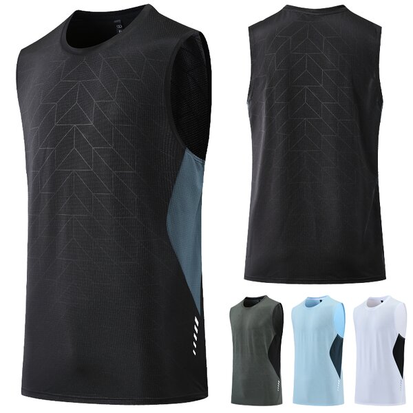 Tank Tops Manufacturer - OEM/ODM Custom Men's Quick Dry Fitness Mesh