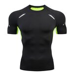 Sports Top Manufacturer - OEM/ODM Custom Men's Elastic Breathable Short-sleeve