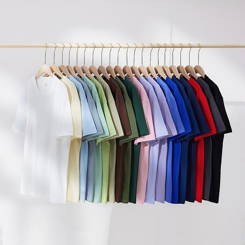 T-shirt Manufacturer - OEM/ODM Custom Short-Sleeved 230g Heavyweight Cotton