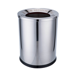 Waste Container Manufacturer - OEM/ODM Custom Silver Stainless Steel Bathroom