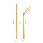 Straw Manufacturer - OEM/ODM Custom Food Grade 304 Stainless Steel Straw