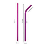 Straw Manufacturer - OEM/ODM Custom Food Grade 304 Stainless Steel Straw